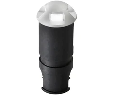 2W LED įleidžiamas į grindinį šviestuvas STEP, nikelio sp., 4000K, IP67