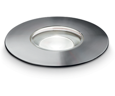 2W LED įleidžiamas į žemę lauko šviestuvas ROCKET, plieno sp., 3000K, IP67, 370989