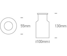 2W LED įleidžiamas į žemę šviestuvas, nerūdijančio plieno sp., 3000K, IP67, 69028A/W