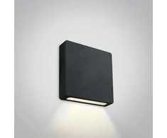 2W LED įleidžiamas sieninis lauko šviestuvas, juodas, 3000K, 68074A/B/W