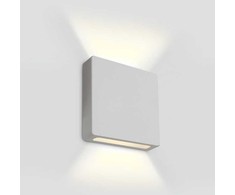 2W LED įleidžiamas sieninis lauko šviestuvas, baltas, 3000K, 68074B/W/W