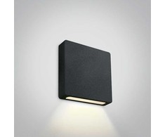 2W LED įleidžiamas sieninis lauko šviestuvas, juodas, 3000K, 68074A/B/W