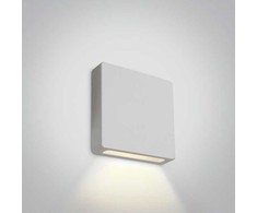 2W LED įleidžiamas sieninis lauko šviestuvas, baltas, 3000K, 68074A/W/W