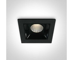 2W LED įleidžiamas šviestuvas, juodas, 3000K, 50102B/B/W
