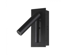 V-tac 2W LED įleidžiamo montavimo sieninis šviestuvas, juodas, 3000K, CREE LED chip