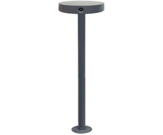 2W LED įsmeigiamas lauko šviestuvas, tamsiai pilkas, 3000K, IP54, su saulės baterija ir judesio davikliu, E449