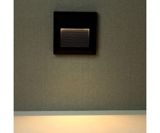 V-tac 2W LED paviršinis šviestuvas, juodas, 4000K, IP65