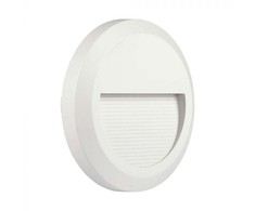 V-tac 2W LED sieninis lauko šviestuvas, baltas, 3000K, IP65