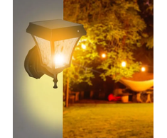 V-tac 2W LED sieninis lauko šviestuvas, juodas, 3000/6000K, su saulės baterija, IP44