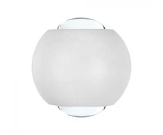V-tac 2W LED sieninis šviestuvas, baltas, 3000K, IP54