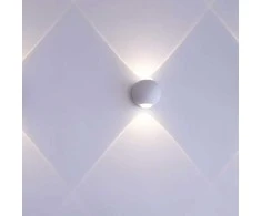 V-tac 2W LED sieninis šviestuvas, baltas, 3000K, IP54