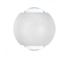 V-tac 2W LED sieninis šviestuvas, baltas, 4000K, IP54