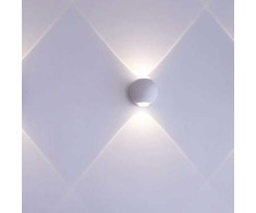 V-tac 2W LED sieninis šviestuvas, baltas, 4000K, IP54