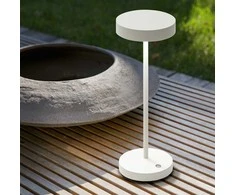 Ideal Lux 2W LED įkraunamas stalo šviestuvas TOFFEE, baltas, 3000K, IP54, 311715