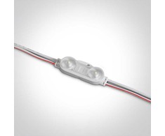 2x0,5W/5W/m LED modulis, IP65, tiekiamas 50 vnt. grandinėje, bendras ilgis 10m., 7840B/D