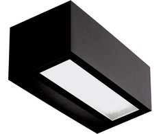 Sieninis šviestuvas 2x13.5W LED sieninis lauko šviestuvas, tamsiai rudas, 3000K, šviečia į viršų ir į apačią, E262