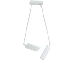 2x18W LED lubinis šviestuvas BOOK, baltas