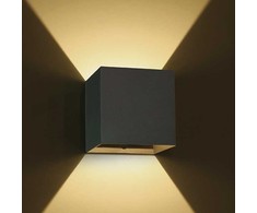 2x3W LED sieninis šviestuvas, antracito sp., 3000K, 67398C/AN/W