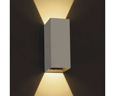 2x3W LED sieninis šviestuvas, baltas, 3000K, 67398A/W/W