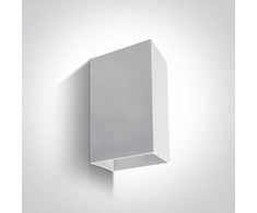2x3W LED sieninis šviestuvas, baltas, 3000K, 67398A/W/W