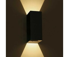 2x3W LED sieninis šviestuvas, juodas, 3000K, 67398A/B/W