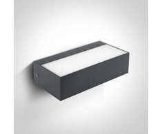 2x4,5W LED sieninis šviestuvas, antracito sp., 3000K, 67362C/AN/W