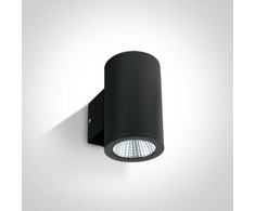 2x6W LED cilindro formos šviestuvas, juodas, 3000K, 67138/B/W