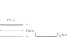 2x6W LED paviršinis lauko šviestuvas, baltas, 3000K, 67376A/W/W