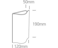 2x6W LED paviršinis lauko šviestuvas, baltas, 3000K, 67422A/W/W