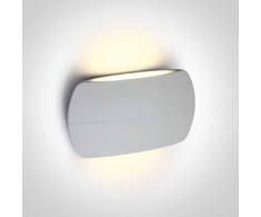 2x6W LED sieninis šviestuvas, baltas, 3000K, 67378A/W/W