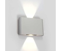 2x6W LED sieninis šviestuvas, baltas, 3000K, 67412/W/W