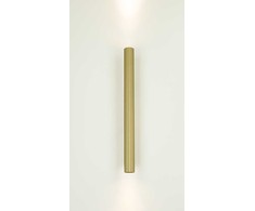 2x6W LED sieninis šviestuvas, žalvario sp., 3000K, 25219