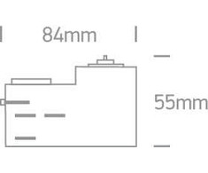 3 fazių bėgelio adapteris, pilkas, 41002/G
