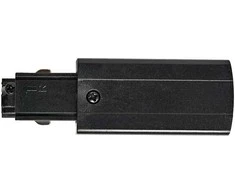 Bikuvalt 3 fazių bėgelio kairysis užbaigimas su užmaitinimu NEXTRACK NT, juodas
