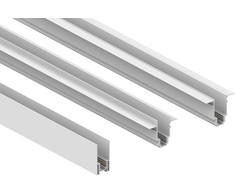Paviršinis magnetinis bėgelis OPTONICA S35, baltas, 1m