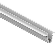 Užglaistomas magnetinis bėgelis OPTONICA R35B, baltas, 2m