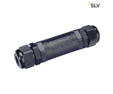 slv 3 laidų jungtis, juoda, IP68