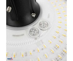 Bemko 30/50/70W LED parko šviestuvas GARDENIA, juodas, 3000/4000/5000K, IP66, su šviesos jutikliu