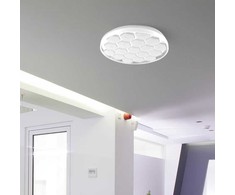 Lubinis šviestuvas V-tac 30/60W LED paviršinis šviestuvas, baltas, 3000/4000/6500K, dimeriuojamas, BEEHIVE dangtelis