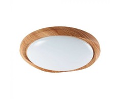 Lubinis šviestuvas V-tac 30/60W LED paviršinis šviestuvas, medžio sp., 3000/4000/6500K, dimeriuojamas, CYCLONE dangtelis