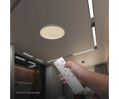 Lubinis šviestuvas 30/60W LED paviršinis šviestuvas, rudos sp., 3000-6500K, dimeriuojamas