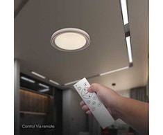 Lubinis šviestuvas 30/60W LED paviršinis šviestuvas, rudos sp., 3000-6500K, dimeriuojamas