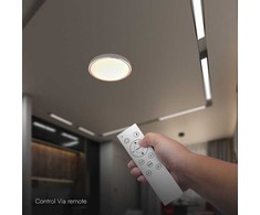 Lubinis šviestuvas 30/60W LED paviršinis šviestuvas, šviesios medžio sp., 3000-6500K, dimeriuojamas