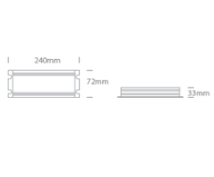 300W LED maitinimo šaltinis, 24V, IP67, 89300VP