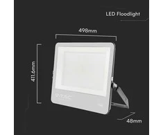 V-tac 300W LED prožektorius, juodas, 4000K, CREE LED chip