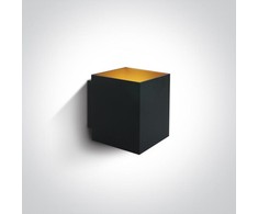 Sieninis šviestuvas, G9, juodas, 6017A/B