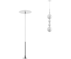 30W įleidžiamo montavimo LED šviestuvo korpusas BILIA, chromo sp., IP44, dimeriuojamas, gaubtai parduodami atskirai, SKBR01CH