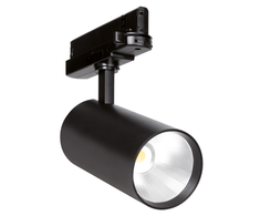 30W LED akcentinis šviestuvas į 3 fazių bėgelius TRACKLIGHT SPOT HE, juodas, 3000K, 24°
