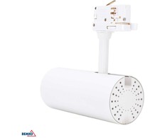 Bemko 30W LED akcentinis šviestuvas į 3 fazių bėgelį VERKO, baltas, 4000K