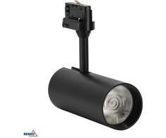 Bemko 30W LED akcentinis šviestuvas į 3 fazių bėgelį VERKO, juodas, 4000K